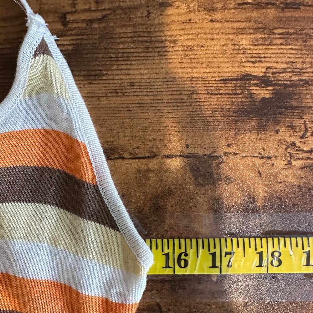 NWT Emory Park Bodycon Knit Mini Dress Stripes Size Small Festival Beachy MSRP60 - Picture 4 of 12